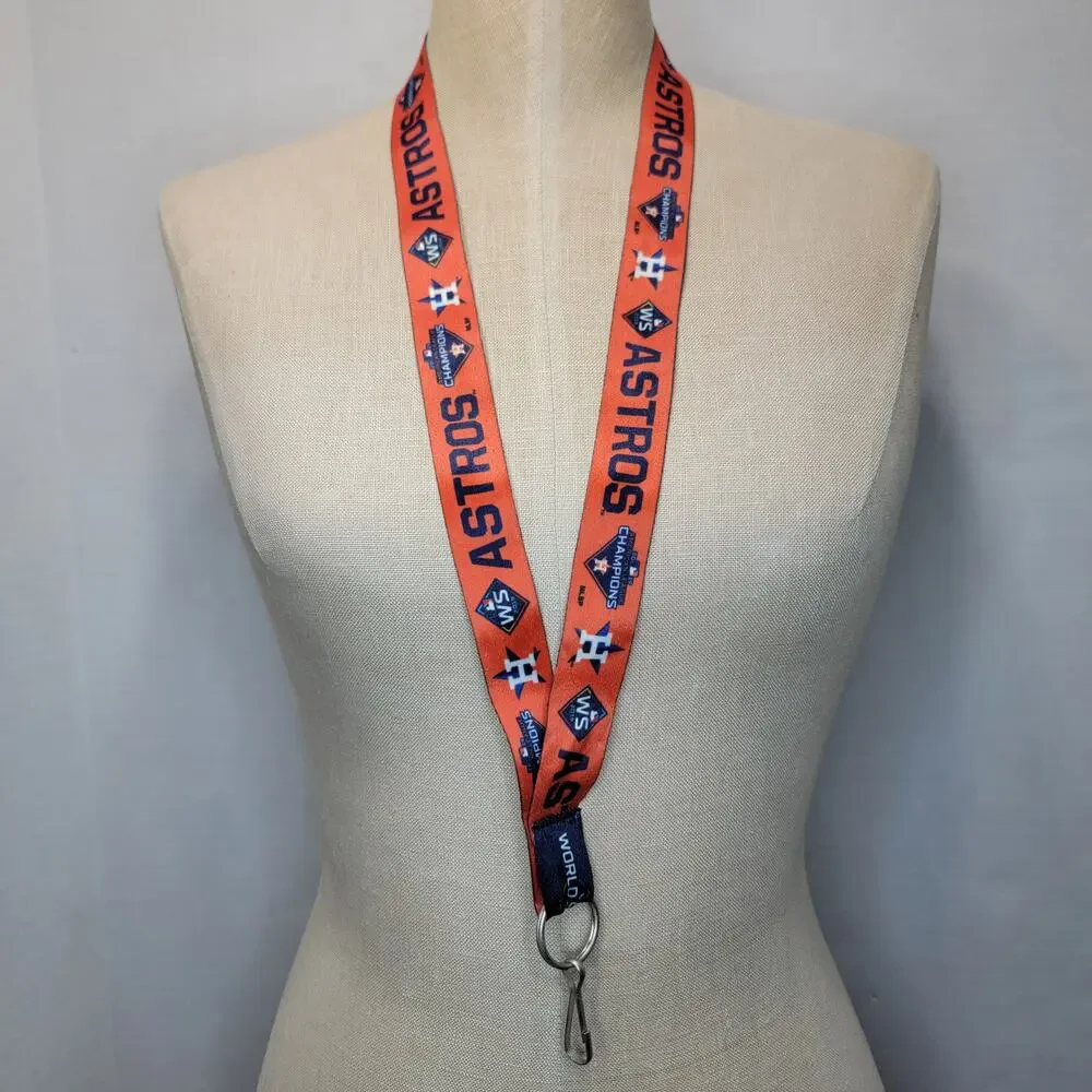 World Series Houston Astros Lanyard & Houston Texans Wristlet Key Ring